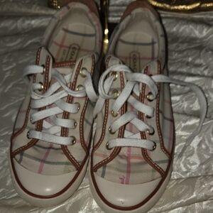 Coach Barrett Tattersalle Sneakers Sz 7